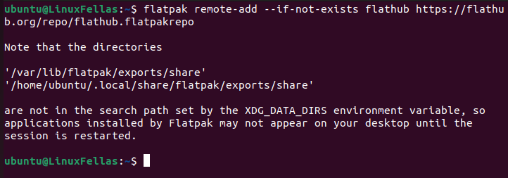 Add Flathub
