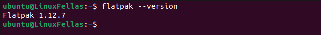 Check version of Flatpak in Ubuntu
