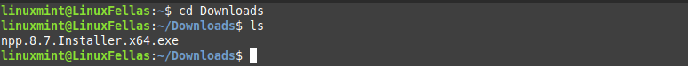 Go to Downloads Folder