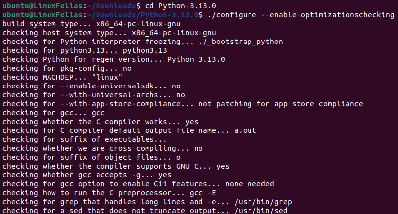 Execute Configure Command