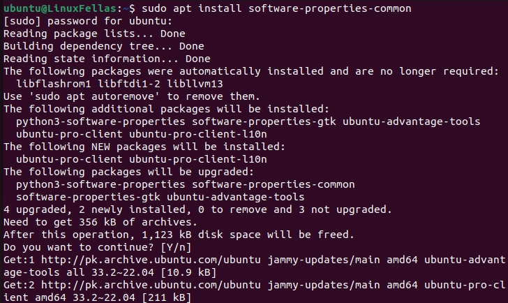 Install Software Properties Common in Ubuntu